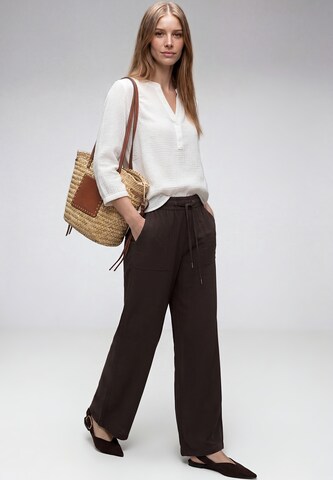 STREET ONE Loosefit Hose in Braun