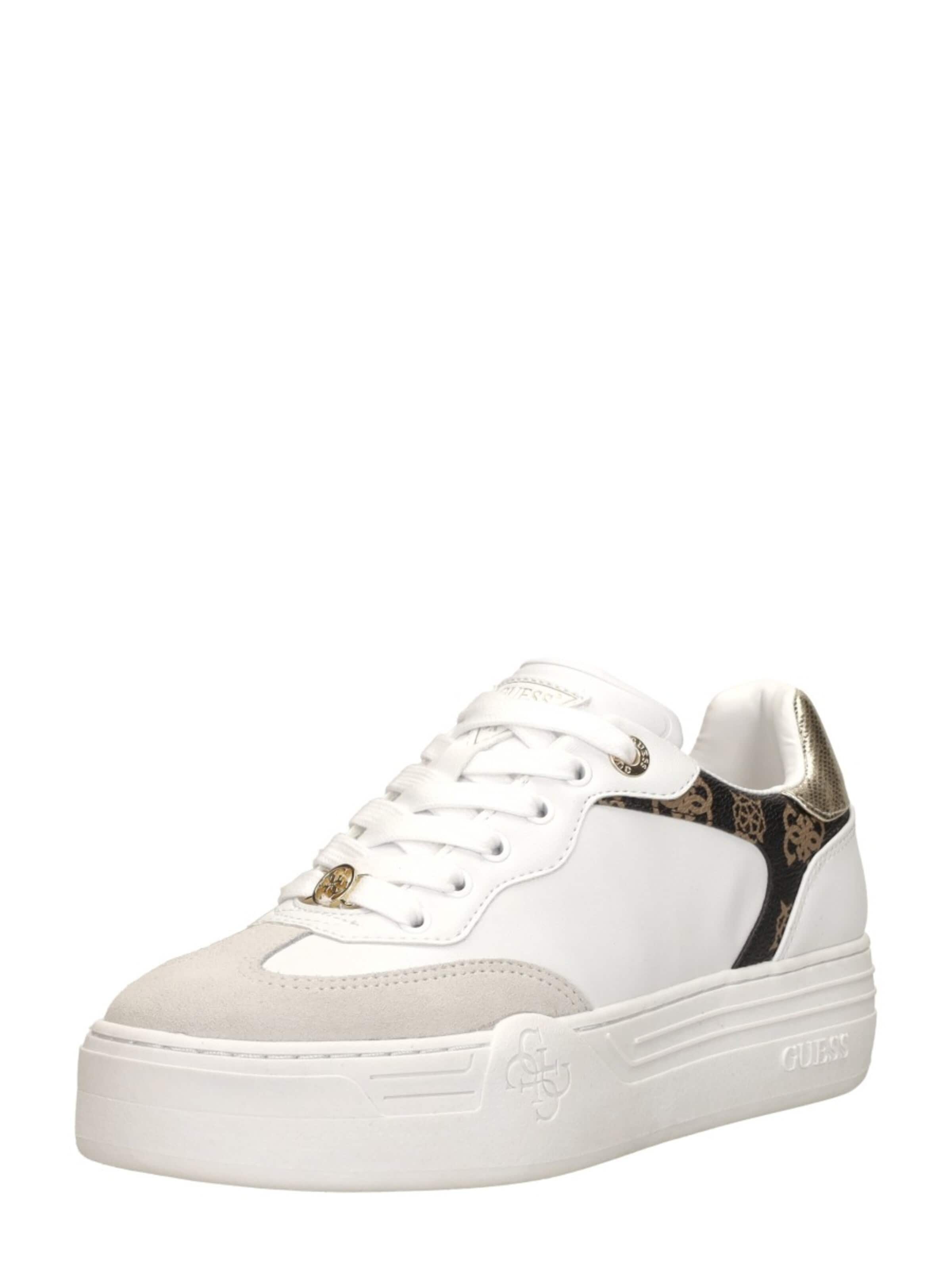 Baskets basses 'Swole' GUESS en blanc : devant