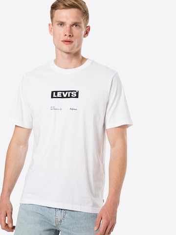 T-Shirt 'Relaxed Fit Tee' LEVI'S ® en blanc : devant