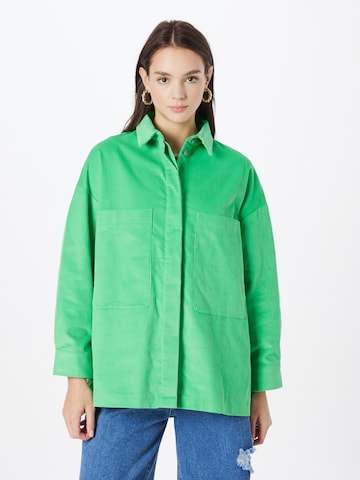 JAN 'N JUNE Blouse 'UNA' in Groen: voorkant