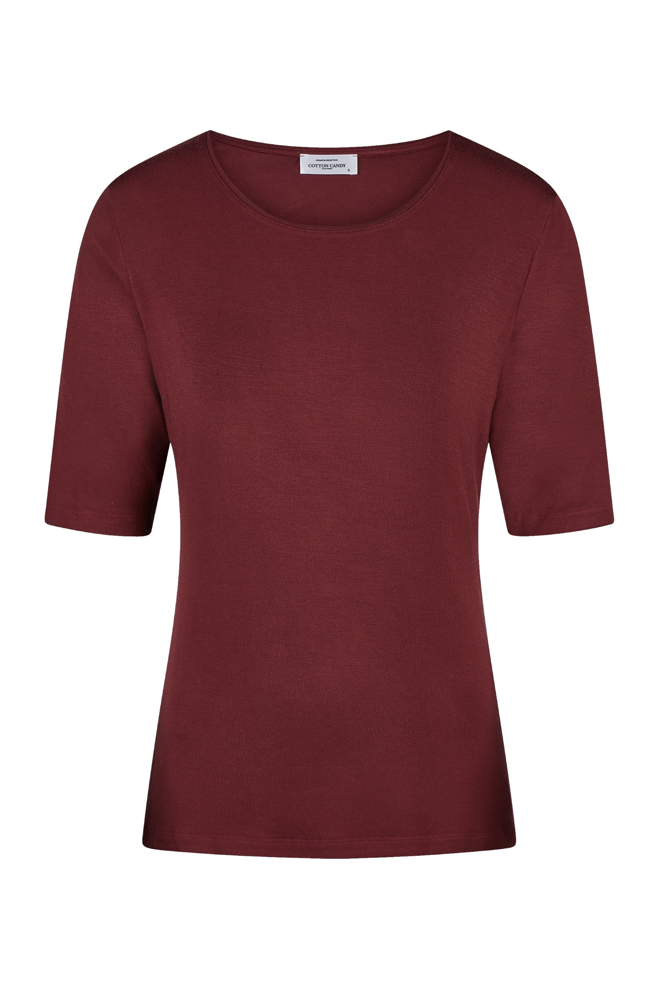 Cotton Candy 3/4 Arm Shirt in Rot: Vorderseite