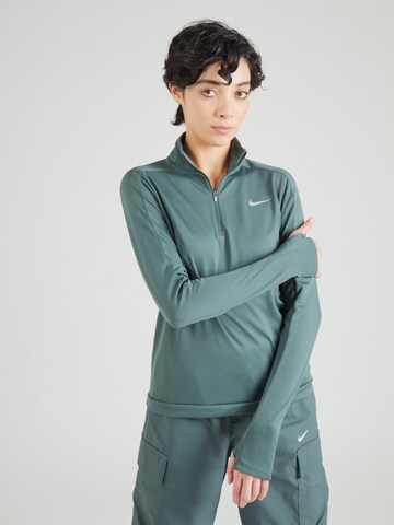 NIKE Funkcionalna majica 'PACER' | zelena barva: sprednja stran