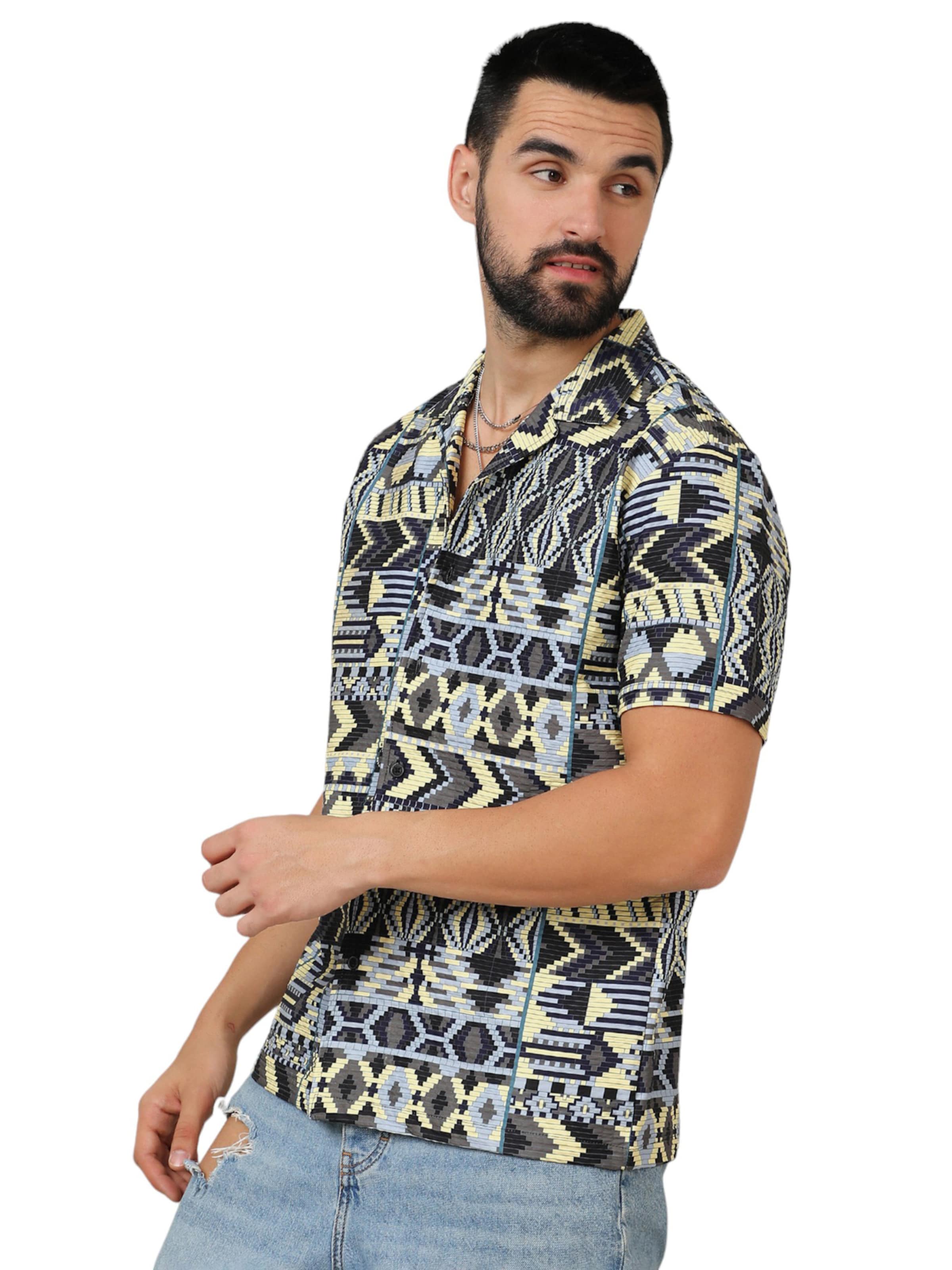 Campus Sutra Rovný strih Košeľa 'Briggs' - Zmiešané farby