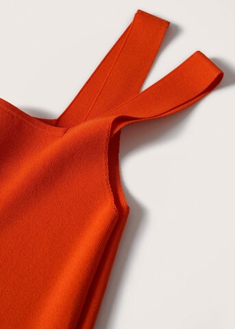 Abito in maglia 'Bell' di MANGO in rosso