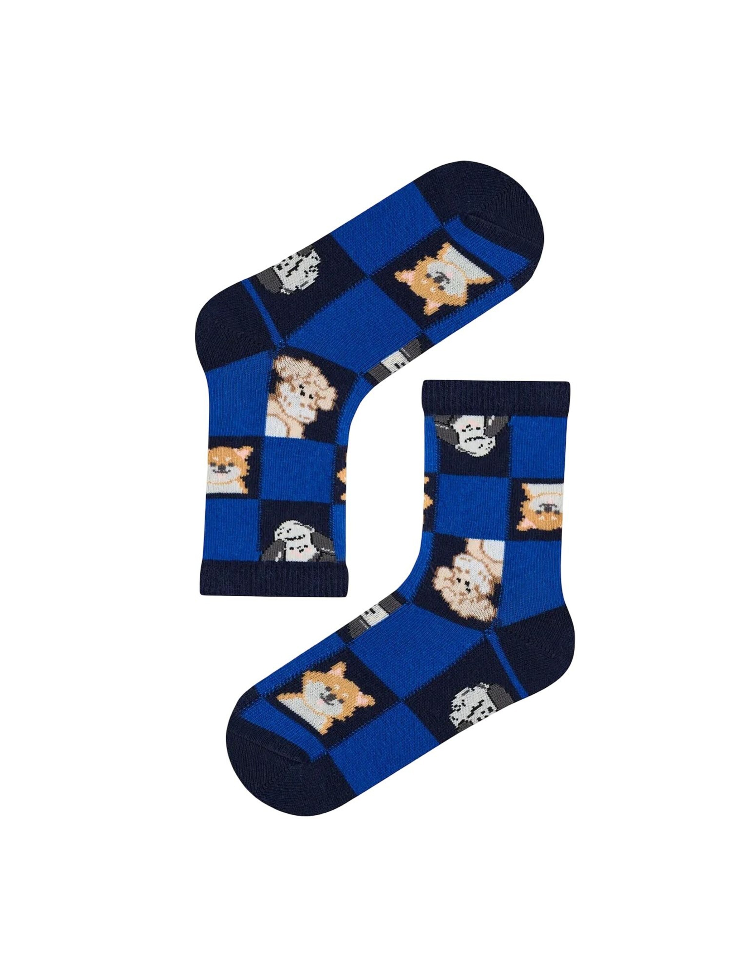 Penti Sokken 'The Paw Club' in Blauw