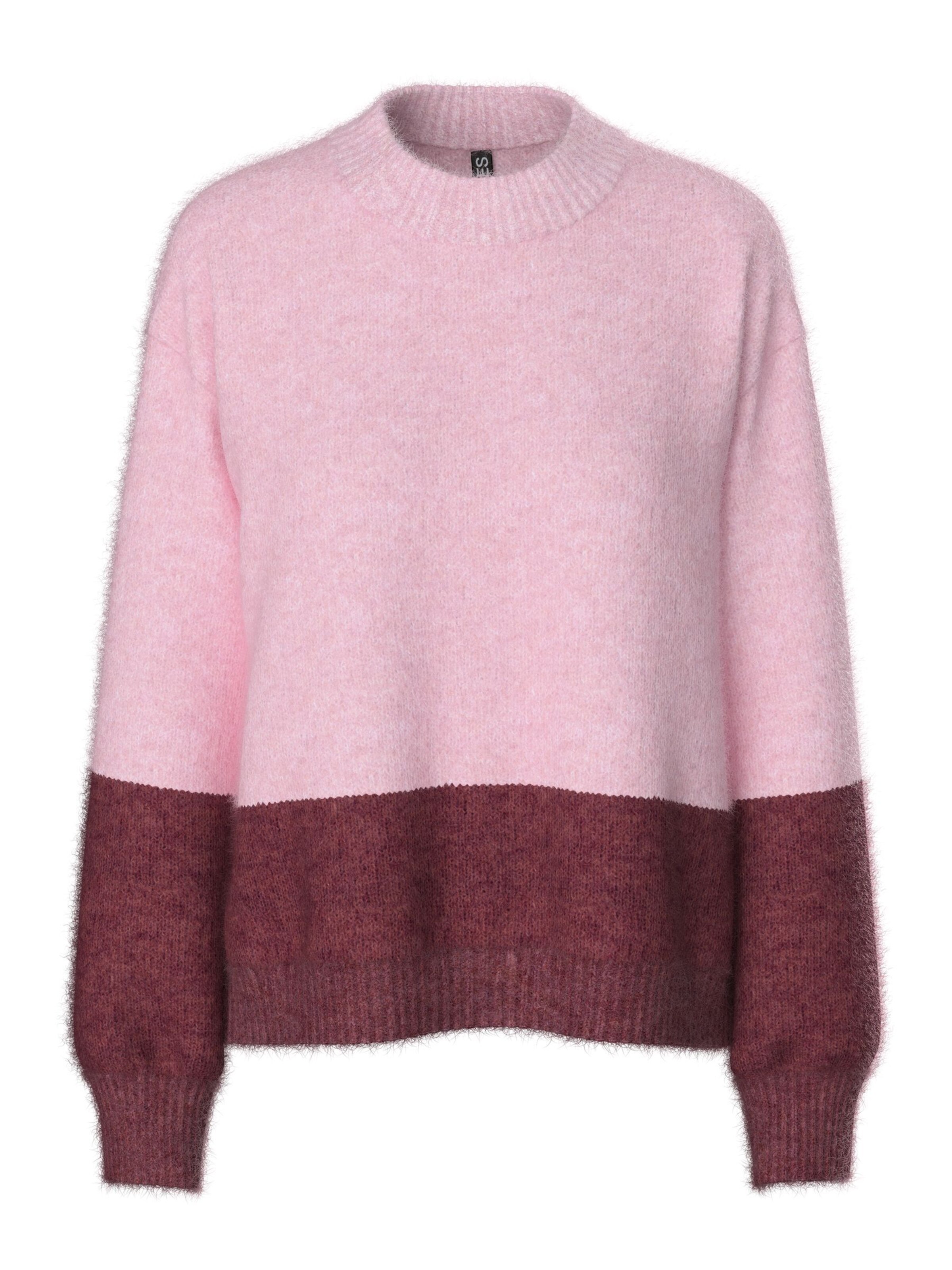 PIECES Sweater 'PCIvy' in Pink: front