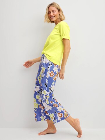 CALIDA Pyjamahose 'Late Bloom M&M'‌‌‌‌‌‌‌ in Blau