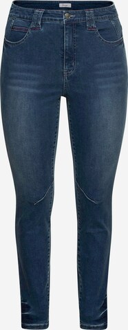 SHEEGO Slimfit Jeans in Blau: predná strana