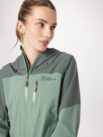 JACK WOLFSKIN Outdoor Jacket in Green