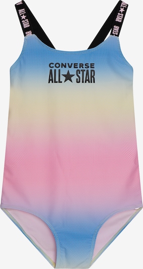 CONVERSE Jednodijelni kupaći kostim u svijetloplava / pastelno žuta / roza / crna, Pregled proizvoda