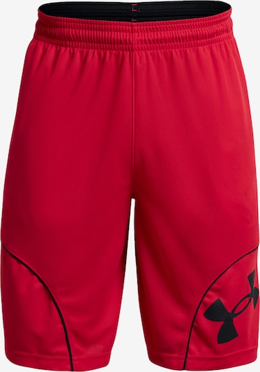UNDER ARMOUR Urheiluhousut 'Baseline' värissä kirkaanpunainen / musta, Tuotenäkymä