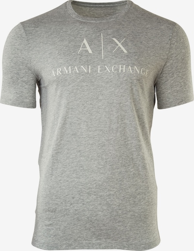 ARMANI EXCHANGE T-Krekls '8NZTCJ', krāsa - gaiši pelēks / balts, Preces skats