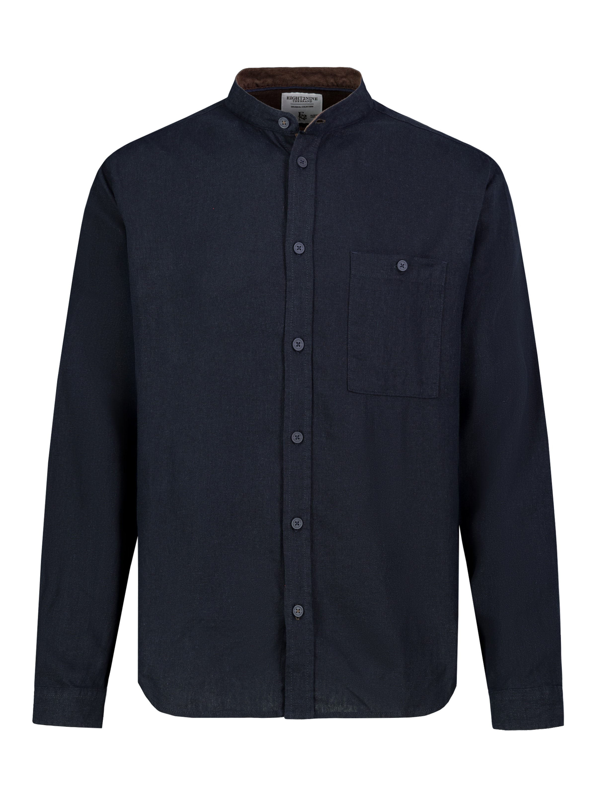 Eight2Nine Hemd in Blau: Vorderseite
