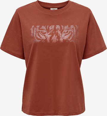 JDY T-Shirt 'FREE' in Rot: predná strana
