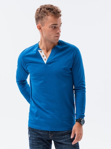 Ombre Shirt 'L133' in Blauw: voorkant