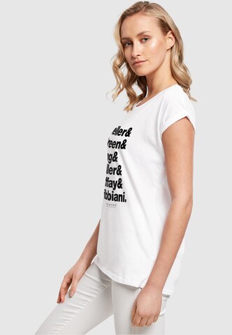 ABSOLUTE CULT T-Shirt 'Friends - Surnames' in Weiß