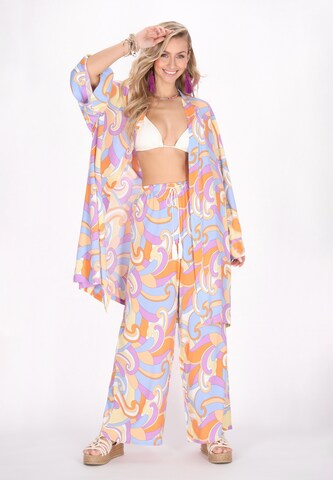 IZIA Kimono in Purple: front