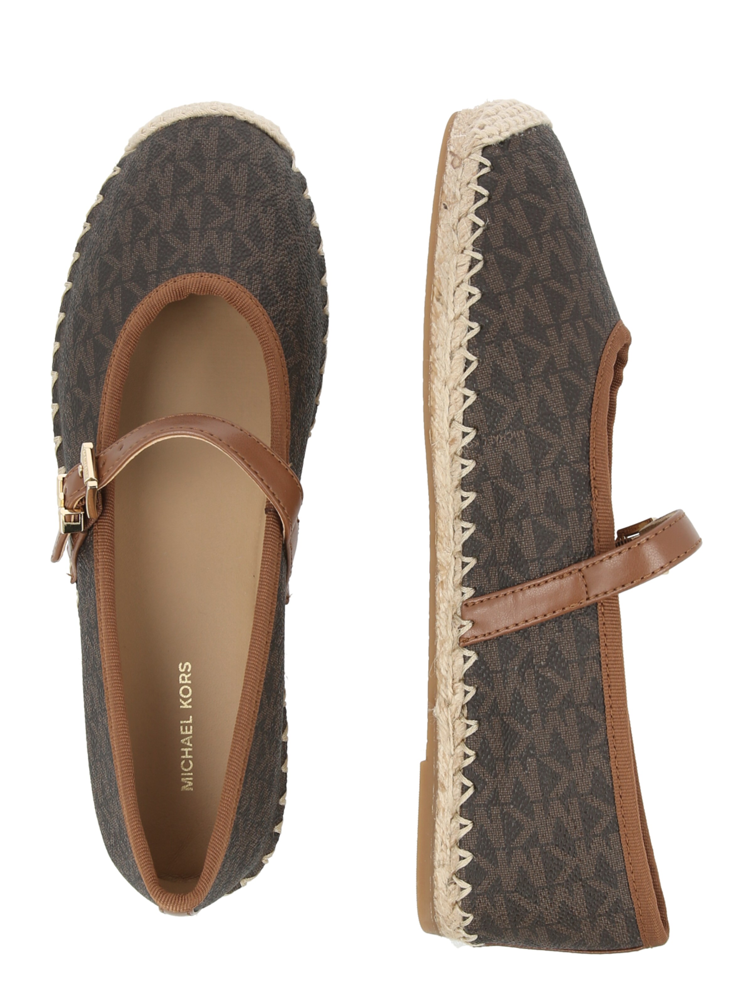 MICHAEL Michael Kors Espadrile | rjava barva