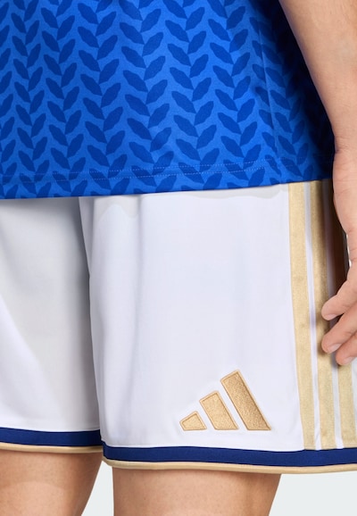 ADIDAS PERFORMANCE Sportshorts 'Italien 26' in gold / schwarz / weiß, Produktansicht