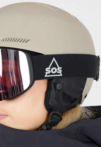 SOS Sportbril 'Seven Springs' in Zwart