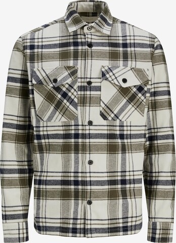 JACK & JONES Button Up Shirt 'Roy' in White: front