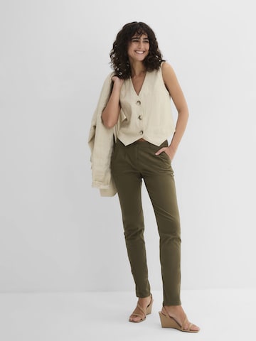 bonprix Regular Chino in Groen