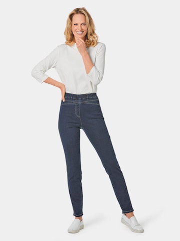 Goldner Slimfit Jeans 'Louisa' in Blau