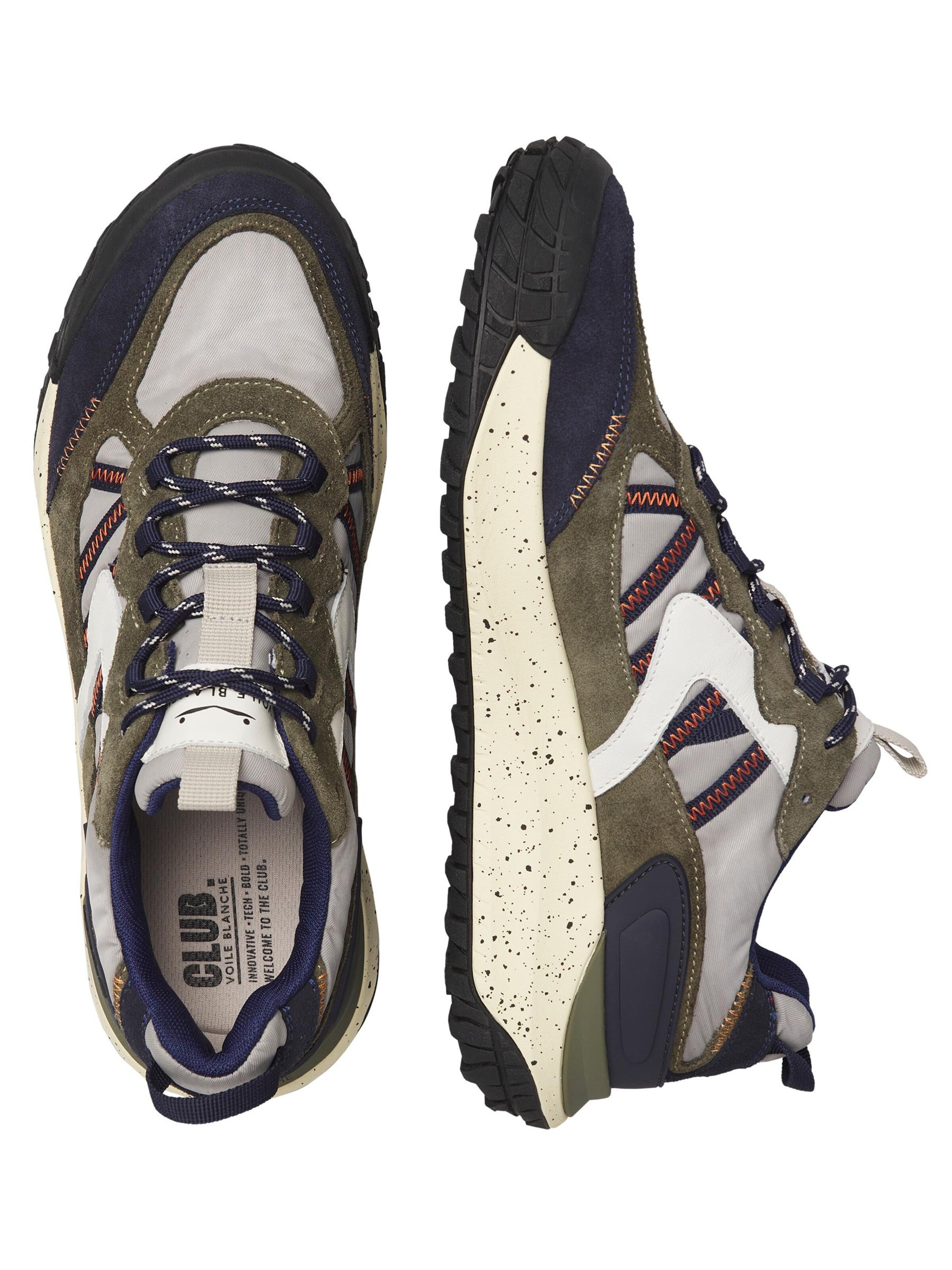 Baskets basses 'CLUB ACT 2 M.' Voile blanche en bleu