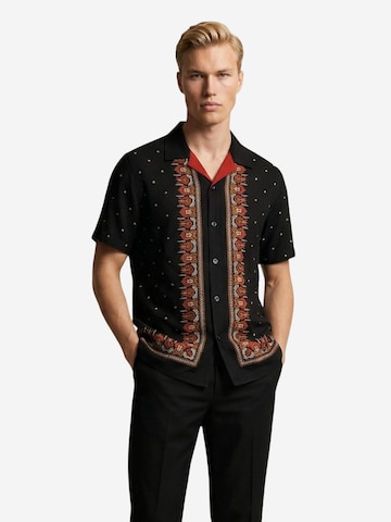 Regular fit Camicia 'GL1026TB' di Gianni Lupo in nero