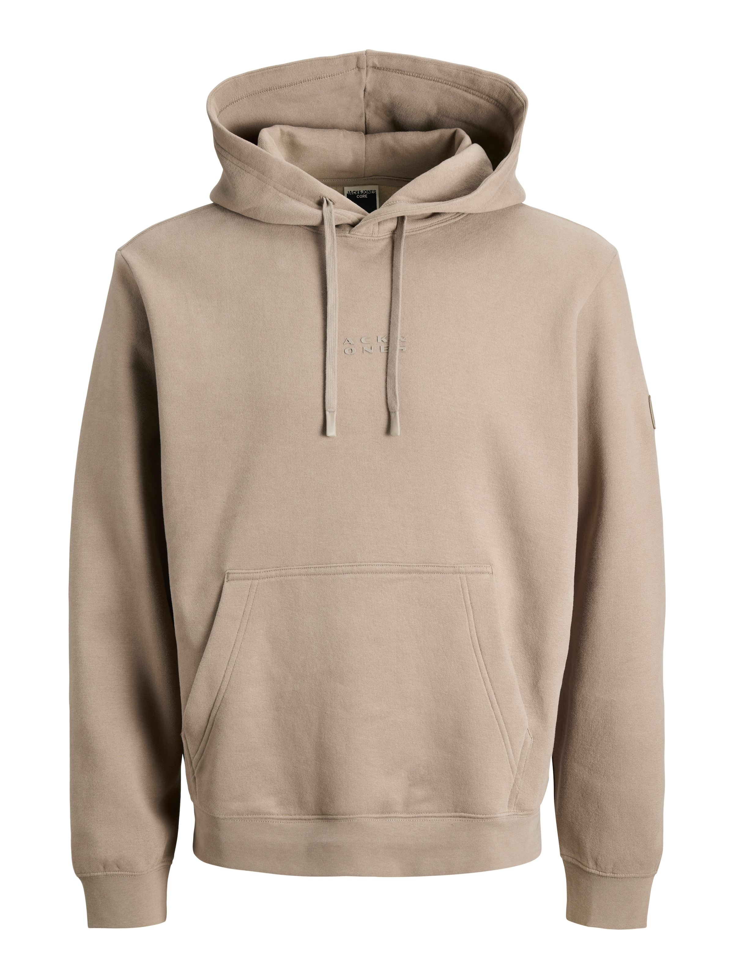JACK & JONES Sweatshirt 'Point' in Beige: Vorderseite