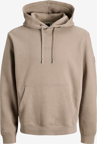 JACK & JONES Sweatshirt 'Point' in Beige: Vorderseite
