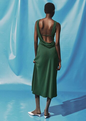 MANGO Evening Dress 'Steamy' in Green