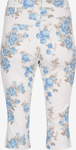 Zizzi - Slimfit Vaquero 'AMY' en blanco