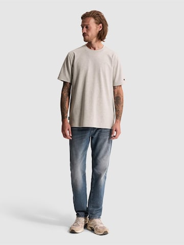 CAST IRON - Camiseta 'T-shirt in interlock melange' en gris