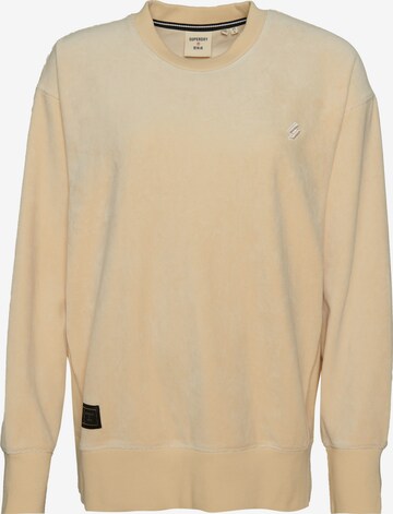 Superdry Sweatshirt i beige: framsida