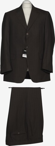 Eduard Dressler Anzug L-XL in Braun: Vorderseite