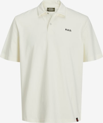 R.D.D. ROYAL DENIM DIVISION Shirt in Wit: voorkant