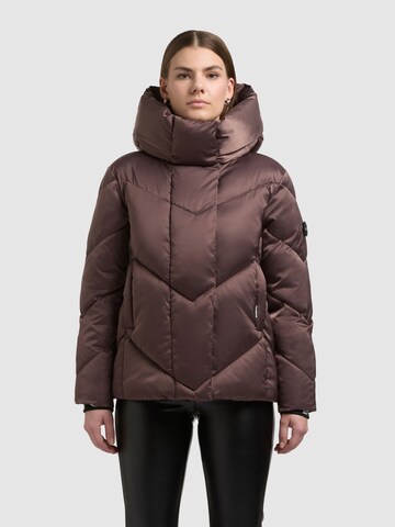 khujo Zimná bunda 'OLSA2' - Fialová: predná strana
