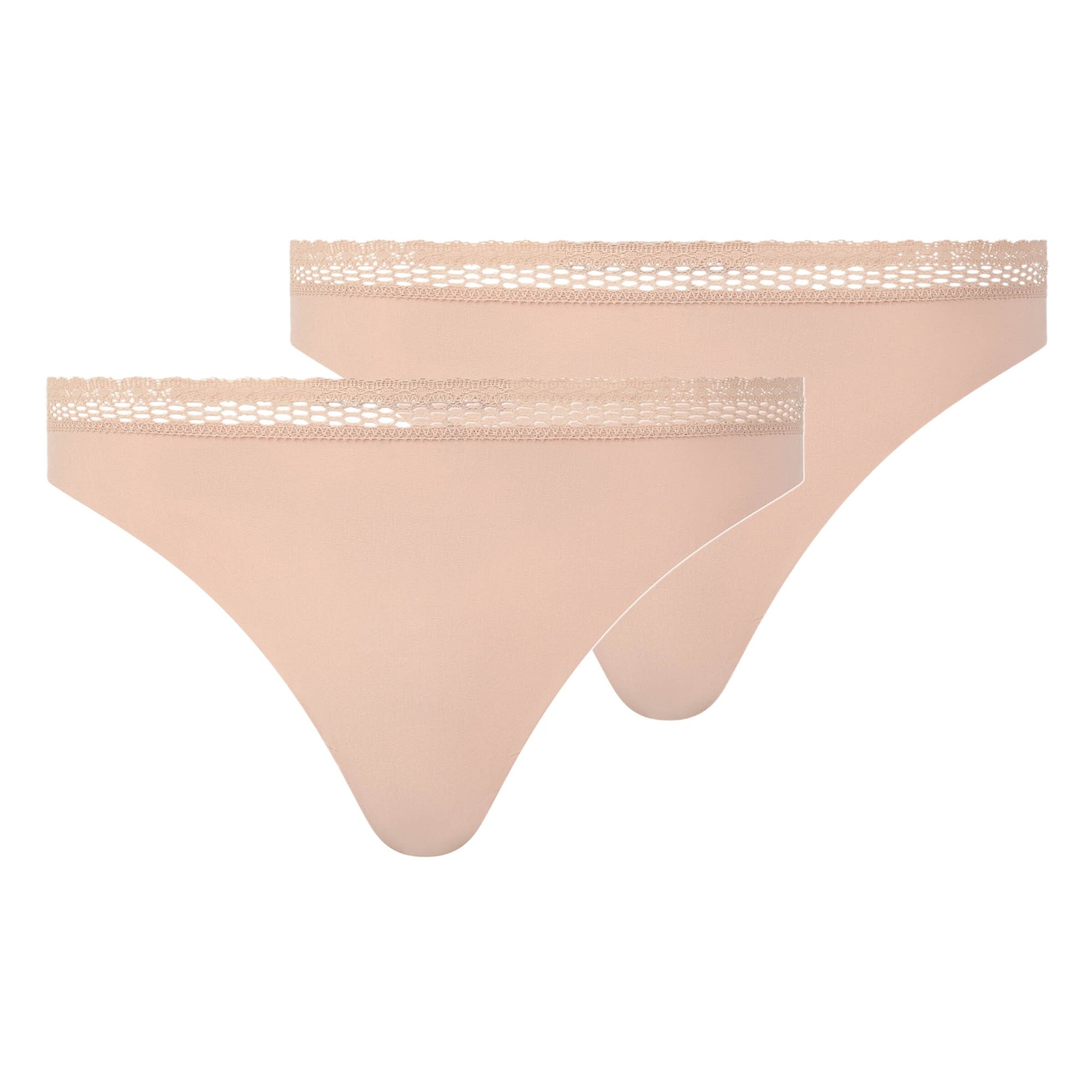 Chantelle String in Beige: Vorderseite