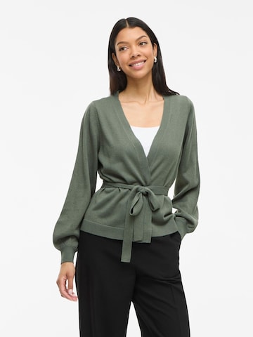 VILA Knit cardigan 'VIAva' in Green: front