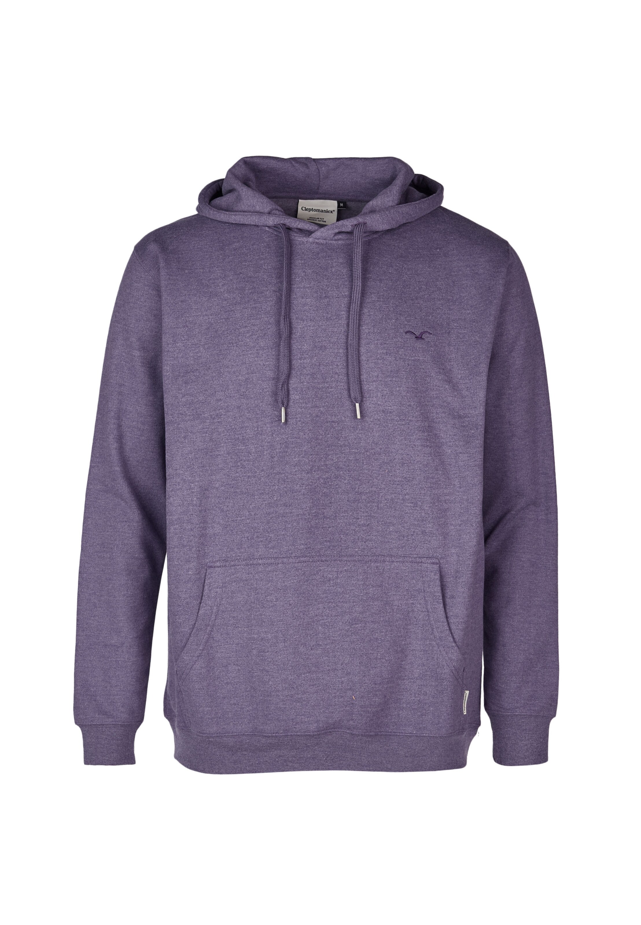 Cleptomanicx Hoodie 'Ligull' in Lila: Vorderseite