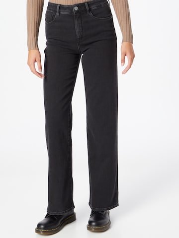 Dawn Regular Jeans in Zwart: voorkant