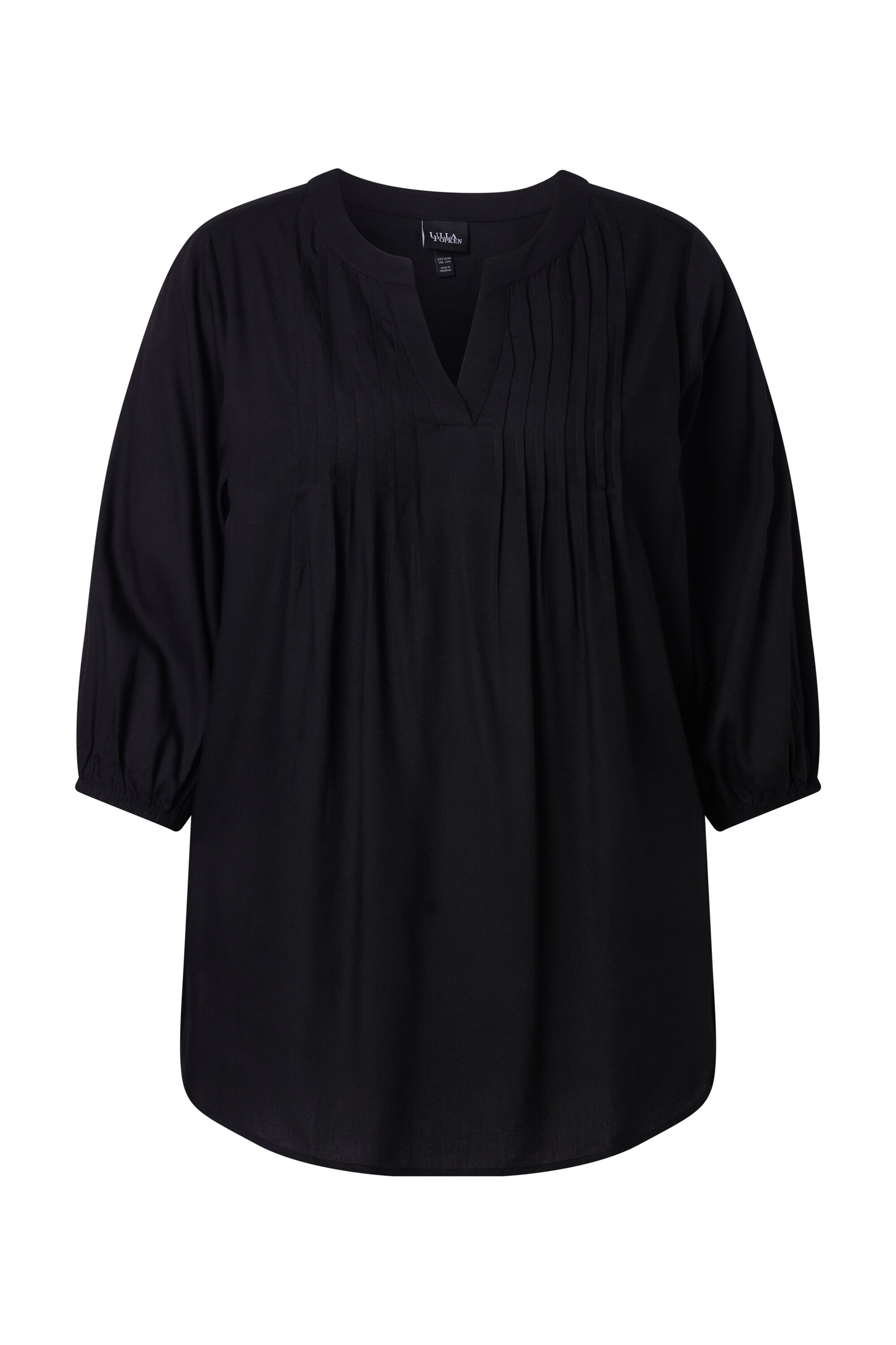 Ulla Popken Tunika in Schwarz: Vorderseite