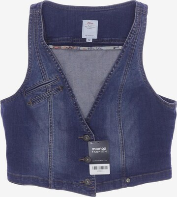 s.Oliver Vest in XL in Blue: front