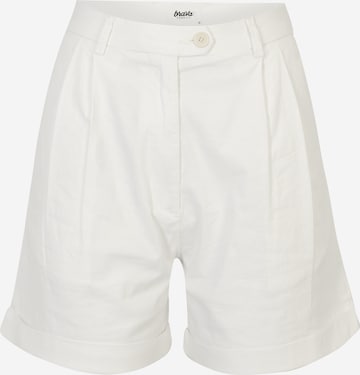 Brava Fabrics regular Παντελόνι πλισέ σε λευκό: μπροστά
