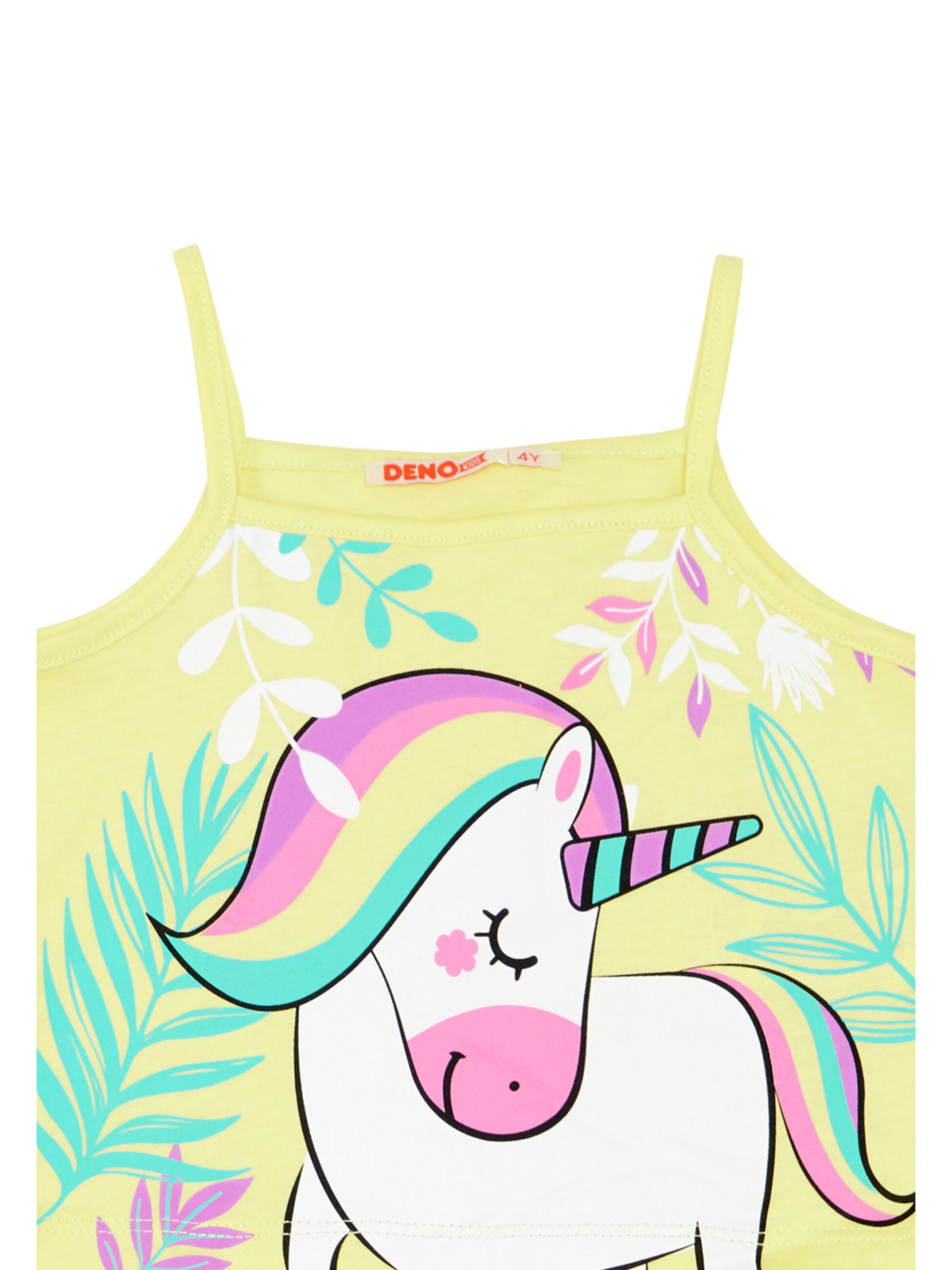 Denokids Set 'Unicorn Jungle' in Gelb