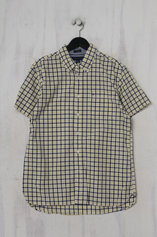 TOMMY HILFIGER Button Up Shirt in L in Yellow: front