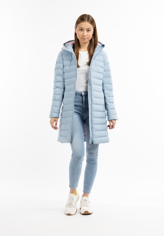 MYMO Χειμερινό παλτό σε μπλε