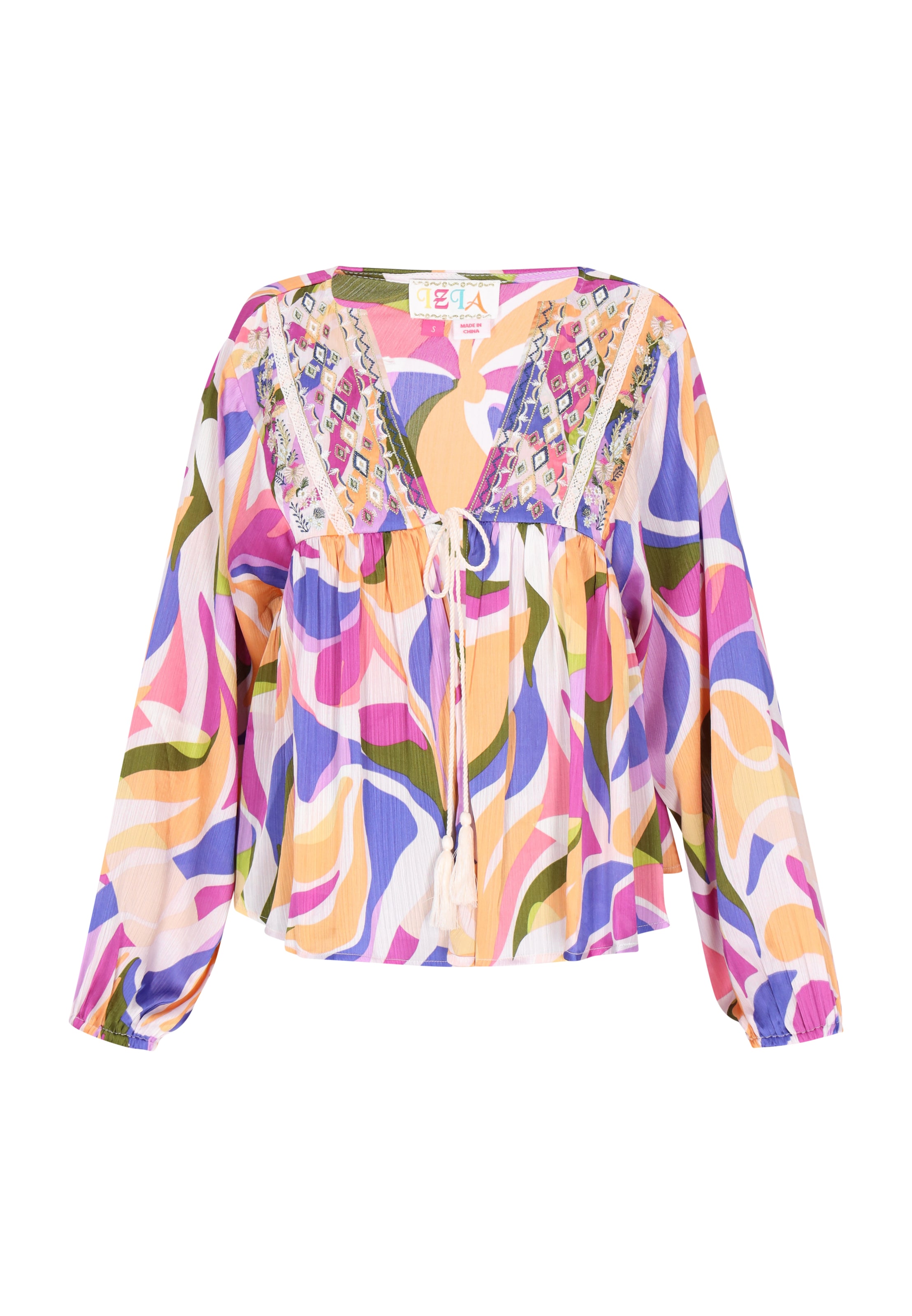 IZIA Blúzka 'Fashion Look' - Fialová: predná strana