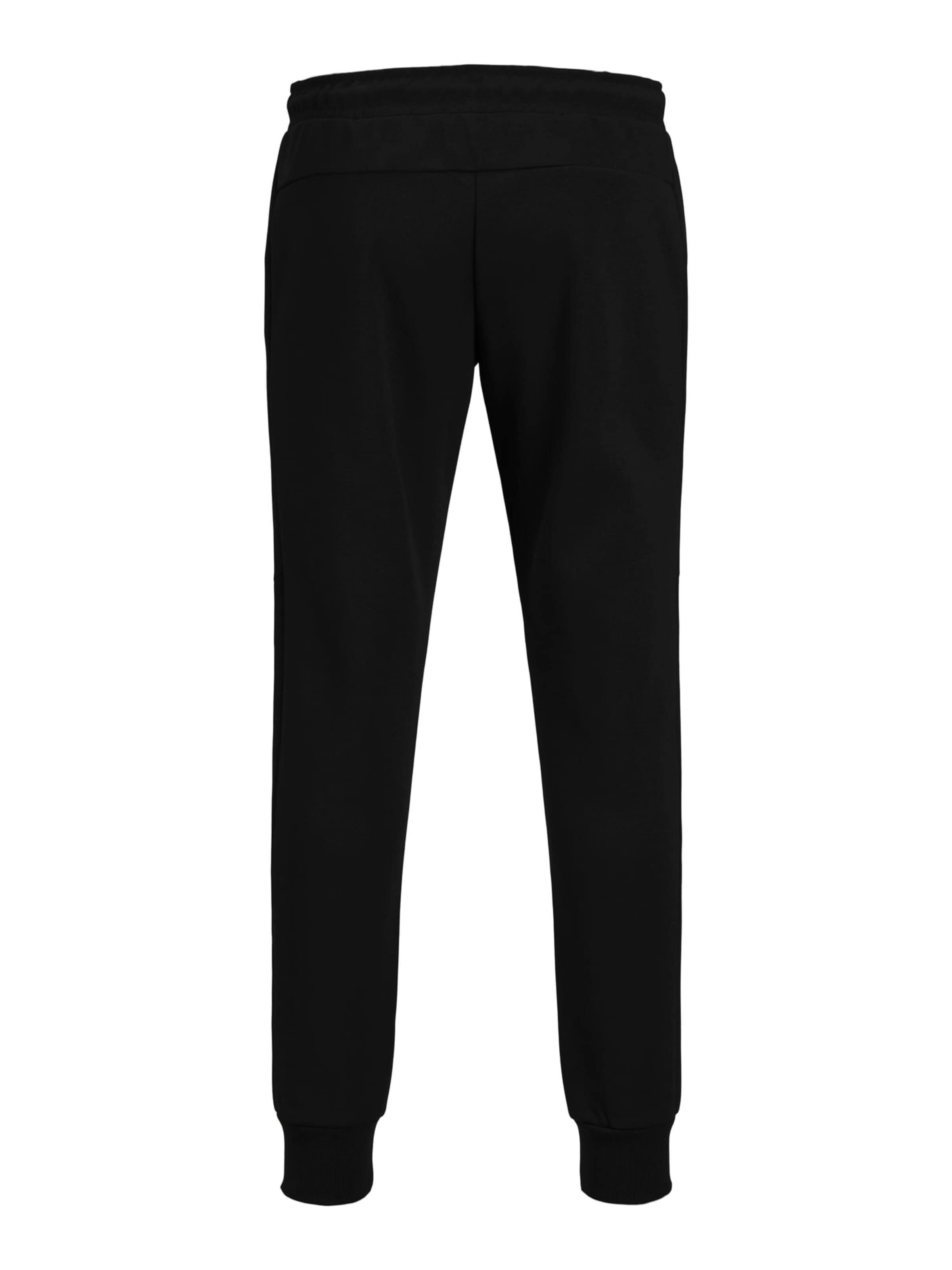 JACK & JONES Baggy Sportbroek 'Will' in Zwart